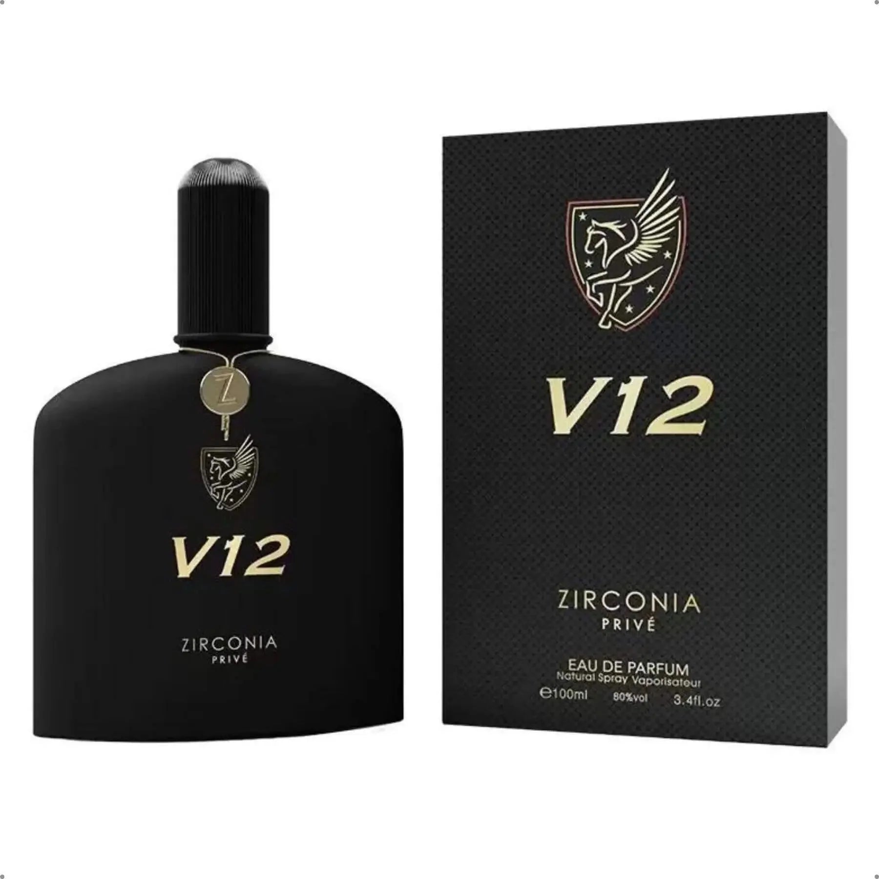 Perfume Árabe Zircônia Privé V12 Masculino 100ml